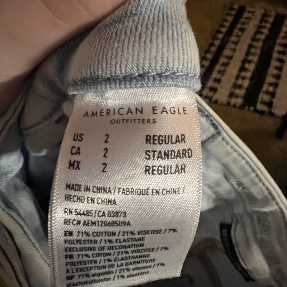 Ripped American eagle jeans